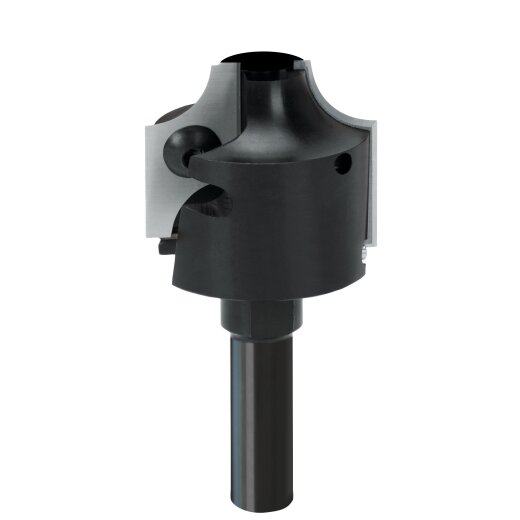 JSO R4mm Unitec Abrund- Viertelstabfräser HW 26x19,4/57mm S6mm ohne Anlaufring