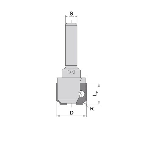 JSO R5 WP-Abrundfräser "UNITEC"...