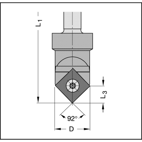 JSO WP-Ziernutfräser Z1 D=24mm, m.WP 17x17x2mm - 22196-5-00024-R