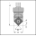 JSO WP-Ziernutfräser Z1 D=24mm, m.WP 17x17x2mm - 22196-5-00024-R