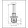 JSO WP-Hohlkehlfräser Z1 R = 9,5mm, mit HM - RUNDMESSER,S=8mm - 22283-5-09500-R