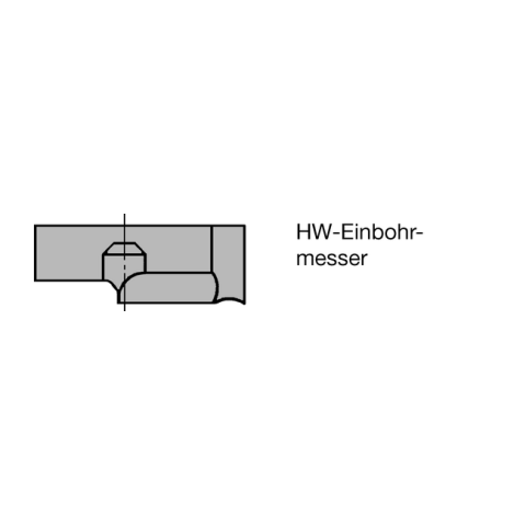 JSO Schlosskastenfräser HW Z1 D=14mm, S=16x55mm /...