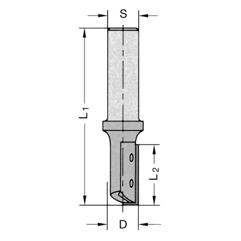 JSO Oberfräser Z1 HW-WP 10x25mm, S=12x40mm - 22346-5-10025-R