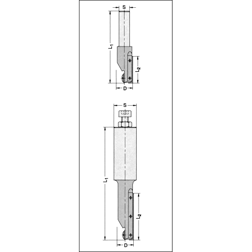 JSO Oberfräser Z1+1 HW-WP 16x30mm L., S=12mm LINKS - 22366-5-16030-L