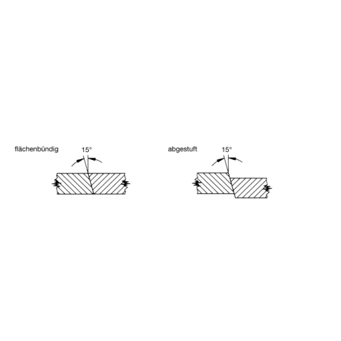 JSO Oberfräser Z1+1 HW-WP 16x30mm, S=12x40mm - 22366-5-16030-R