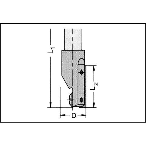 JSO Oberfräser Z1+1 HW-WP 16x30mm | S=12x40mm