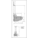 JSO RAPIDO-Abplatt-Rohling D = 108 mm | MIT SCHRAUBEN, S = 3/4" x 50mm