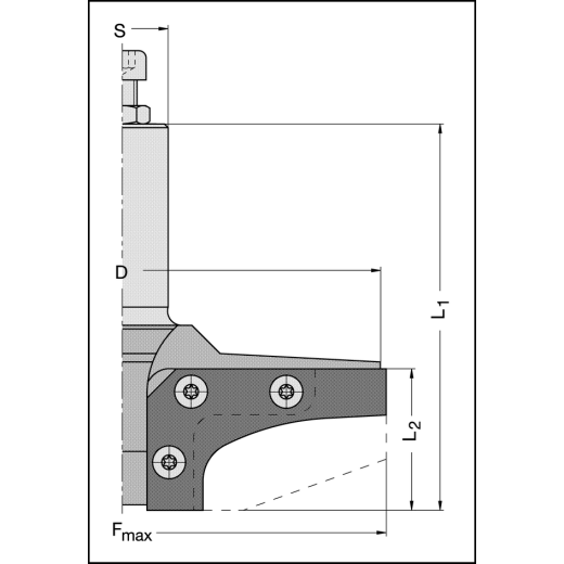 JSO RAPIDO-Rohling D=141mm L2=40mm | S=25x55mm m.E.