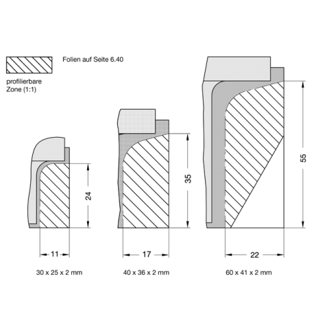 JSO Multiprofiler HW-WP Z2 F=100mm | S=25x55mm m.E. /...