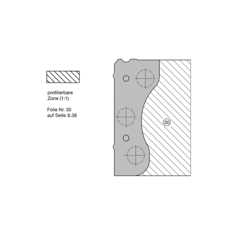 JSO RAPIDO-Rohling D=87mm L2=60mm, S=3/4"x55mm m.E. - 22530-0-87004-R