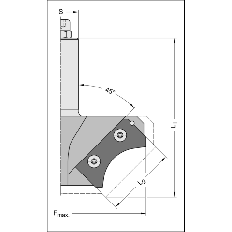 JSO RAPIDO-Rohling 125/130x50mm, S=20x55mm m.E. -...