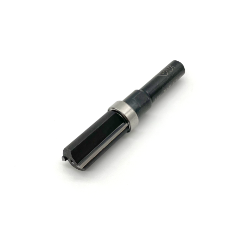 JSO HW Bündigfräser Z2 HW 12,7x25/71mm Schaft 6,35mm mit Anlaufring schaftseitig