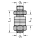 JSO Aufnahmedorn d1=8mm,S=M12x1, m.ANLAUFLAGER - 24178-0-08001-R