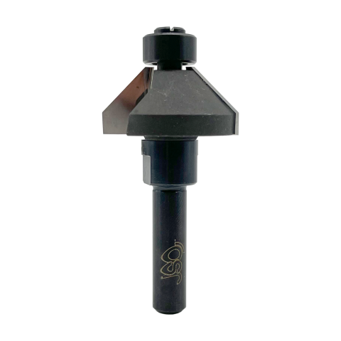 JSO 45° Chamfer cutter "24560-5" Z2 carbide 31x15/65mm S12mm ball bearing guide