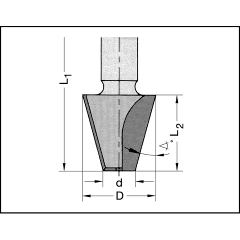 JSO Fasefr&auml;ser Z2 HW D=23,4mm, l=25mm /...