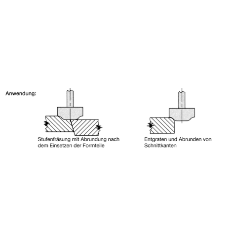JSO Profilfräser Z2 HW D=24mm | l=10mm / GL=60mm / S=12x30mm