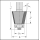 JSO Fasefräser HW D=32mm m. ANLAUF, L2=25mm 11 GRAD / S=12x40mm - 24796-5-00004-R