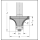 JSO Doppelabrundfräser HW D=38mm R=5mm | S=12x40mm