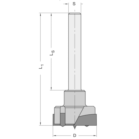 JSO Zylinderkopfbohrer HW 25mm | S=10x74mm L=90mm