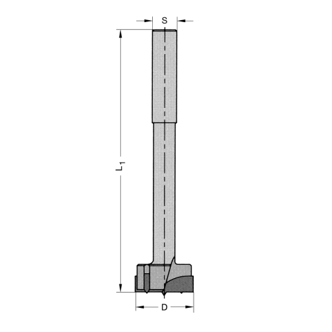 JSO Zylinderkopfbohrer HW 50mm | S=16x118mm L=140mm