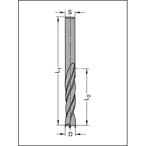 JSO Spiralbohrer HS 8x75mm GL=120mm - 30140-4-08000-R
