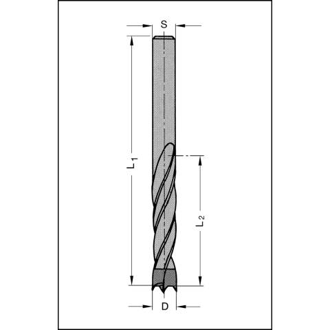 JSO HW Spiralbohrer 8,5x80mm S=8,5mm L=130mm Rechts