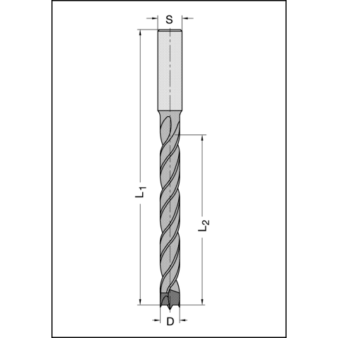 JSO Spiralbohrer HW 13x110mm S=13mm, L=175mm - 30150-5-13000-R