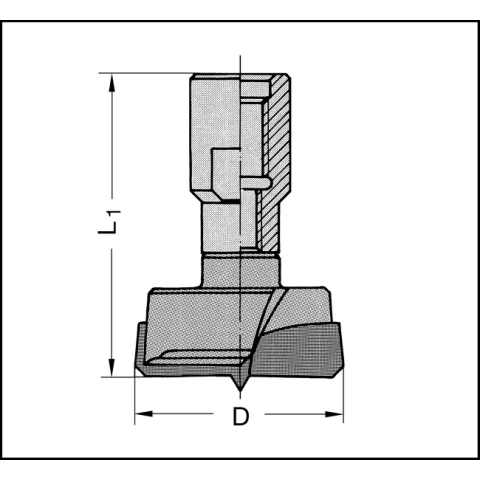 JSO Beschlagbohrer  HW 35mm S=M10 - 30197-5-35000-R