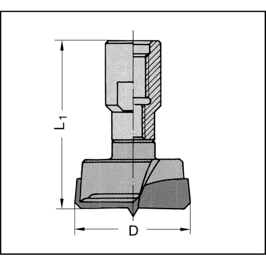 JSO Beschlagbohrer  HW 35mm S=M12x1