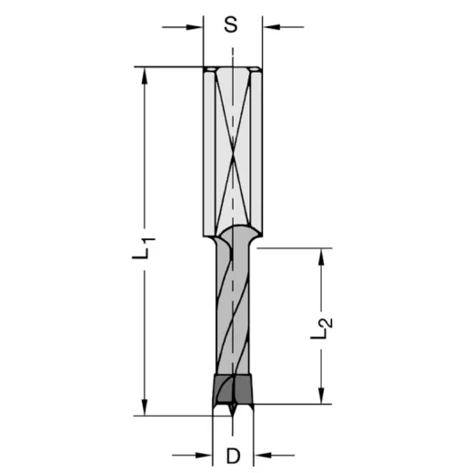 JSO 5,2mm Dübellochbohrer HW 5,2x35/70mm S10x30 rechts