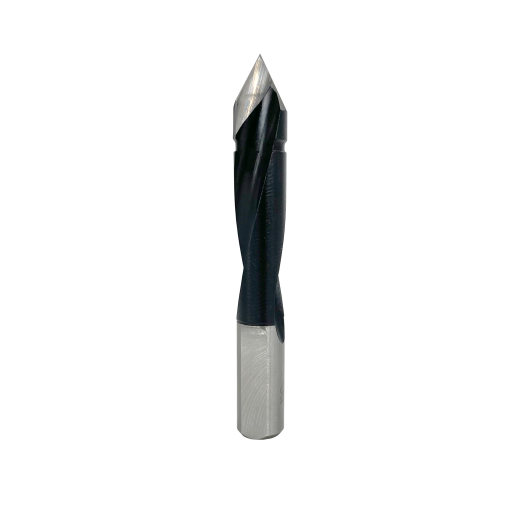 JSO 11mm HW Durchganglochbohrer mit 60° Dachspitze 11x45/77mm S10x25 rechts