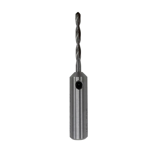 JSO 3mm HW Durchganglochbohrer mit 120° Dachspitze 3x24/57,5mm S10x24 links