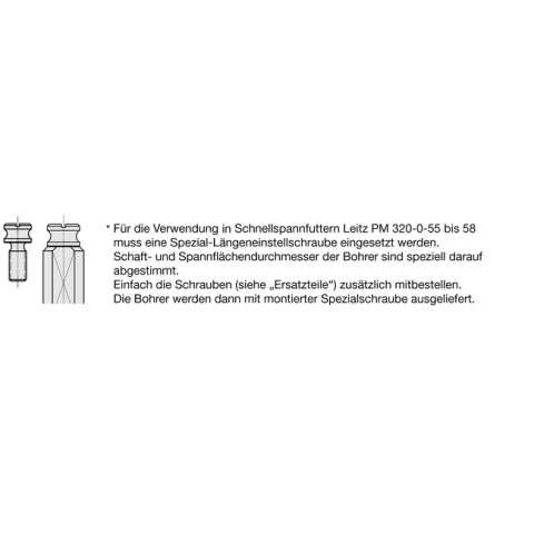 JSO ISODUR-Dübellochbohrer HW 5x27mm L., MIT DACHFORMSPITZE  LINKS - 30570-5-05027-L