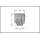 JSO Aufsteckversenker Z6 HS d=6mm, D=16mm  L=22mm - 30652-4-16060-R