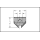 JSO Aufsteckversenker Z2 HW GR.I L., D=15,5mm LINKS - 30660-5-15500-L