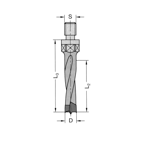 JSO 5mm Dübelbohrer 5x45/63mm Rechts M10...