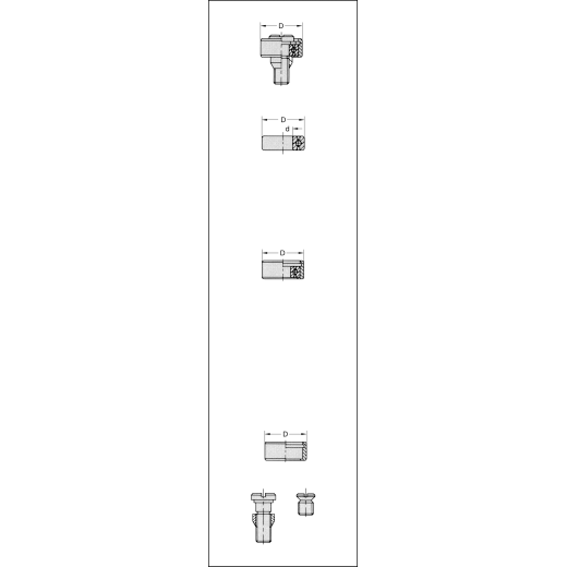 JSO Zentrierbuchse D 5,6mm / M3,5, Mat. 9SMnPb36K - 39053-0-05600-0