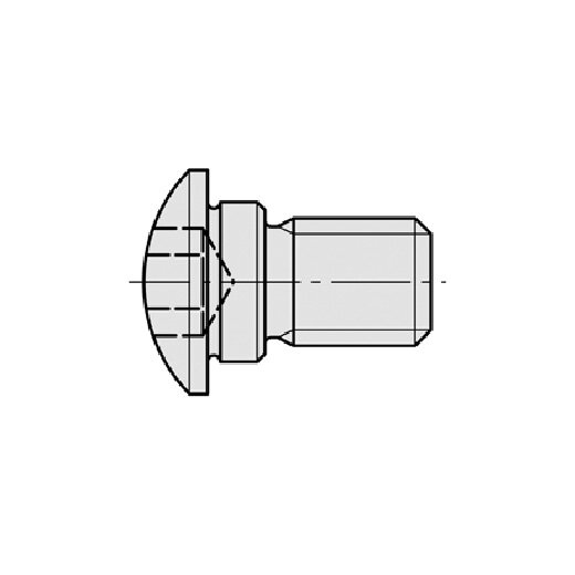 JSO M4x6 Torx-Rundkopfschraube T15 mit Bund - 39081-0-04006-R
