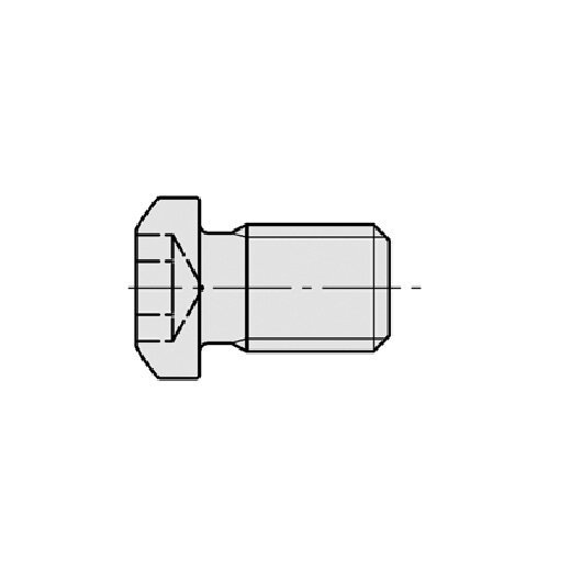 JSO M4x6 Torx-Rundkopfschraube T15