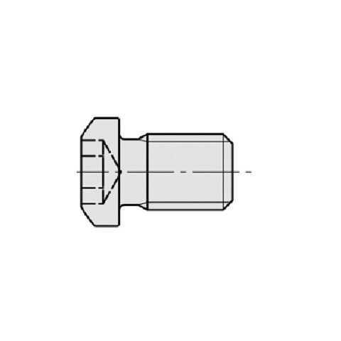 JSO M4x6 Torx-Rundkopfschraube T15