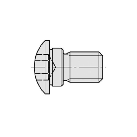 JSO M4x7 Torx-Rundkopfschraube T15 mit Bund -...