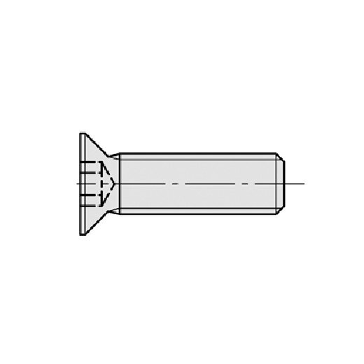 JSO M4x0,5x4 90° Torx-Senkkopfschraube T9