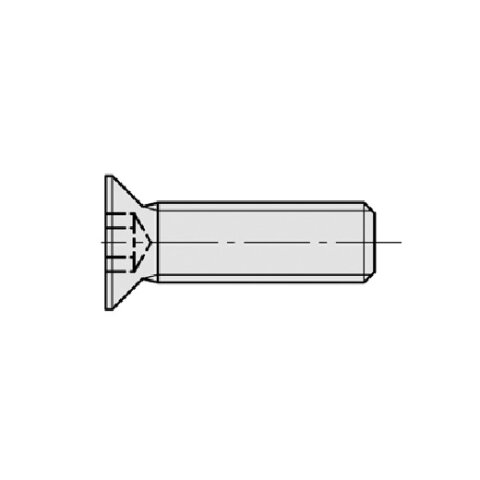 JSO M5x9 90&deg; Torx-Senkkopfschraube T20