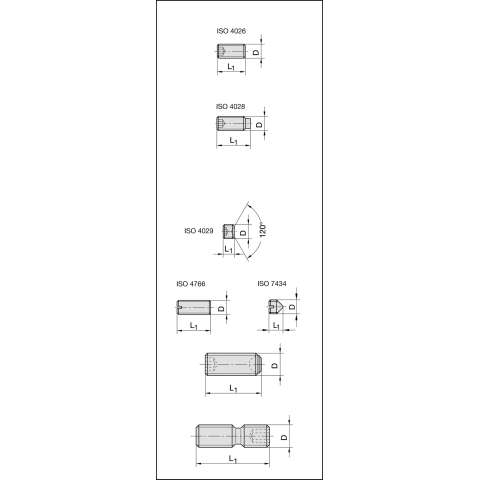 JSO GEWINDESTIFT M8x8 ISO 4028
