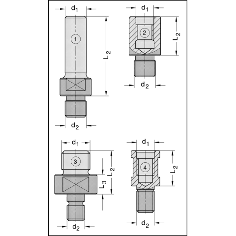 JSO Reduktion 12x35mm / AG M10 - 39507-0-12035-R