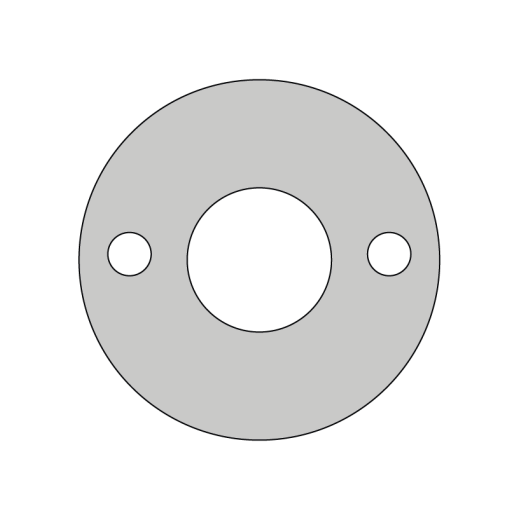 JSO Zwischenring 50x 2,0x20mm, mit Mitnehmerlöchern - 39540-0-02020-2
