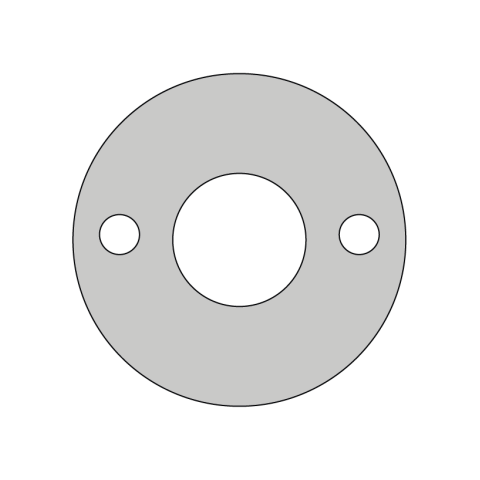 JSO Zwischenring 60x10,0x30mm | mit Mitnehmerl&ouml;chern