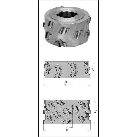 JSO DIANOVA-DP-Fügefräser 70x64x30mm | Z=2, mit...