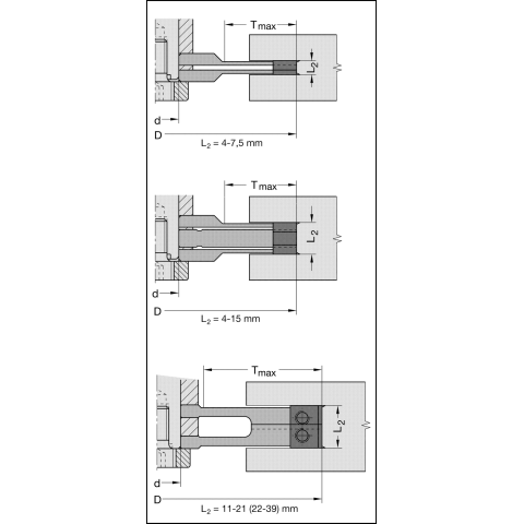 JSO WP-Verstellnuter 125x4-15x20mm | Z2+2+V4