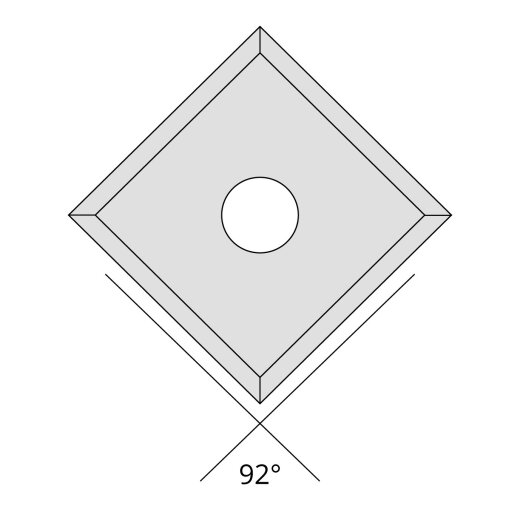 JSO 92° Wendemesser HW 12x12x1,5mm 72014-6-01201-0
